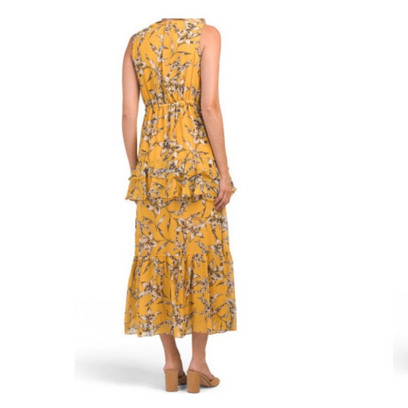 NWT- TAYLOR Floral Tiered Maxi Dress - Picture 2 of 12